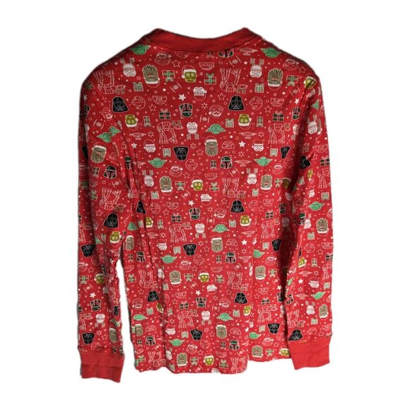 NEW Adult STAR WARS Christmas 2pc PAJAMA SET Size XS Ugly Sweater TOP & BOTTOMS - Picture 4 of 7